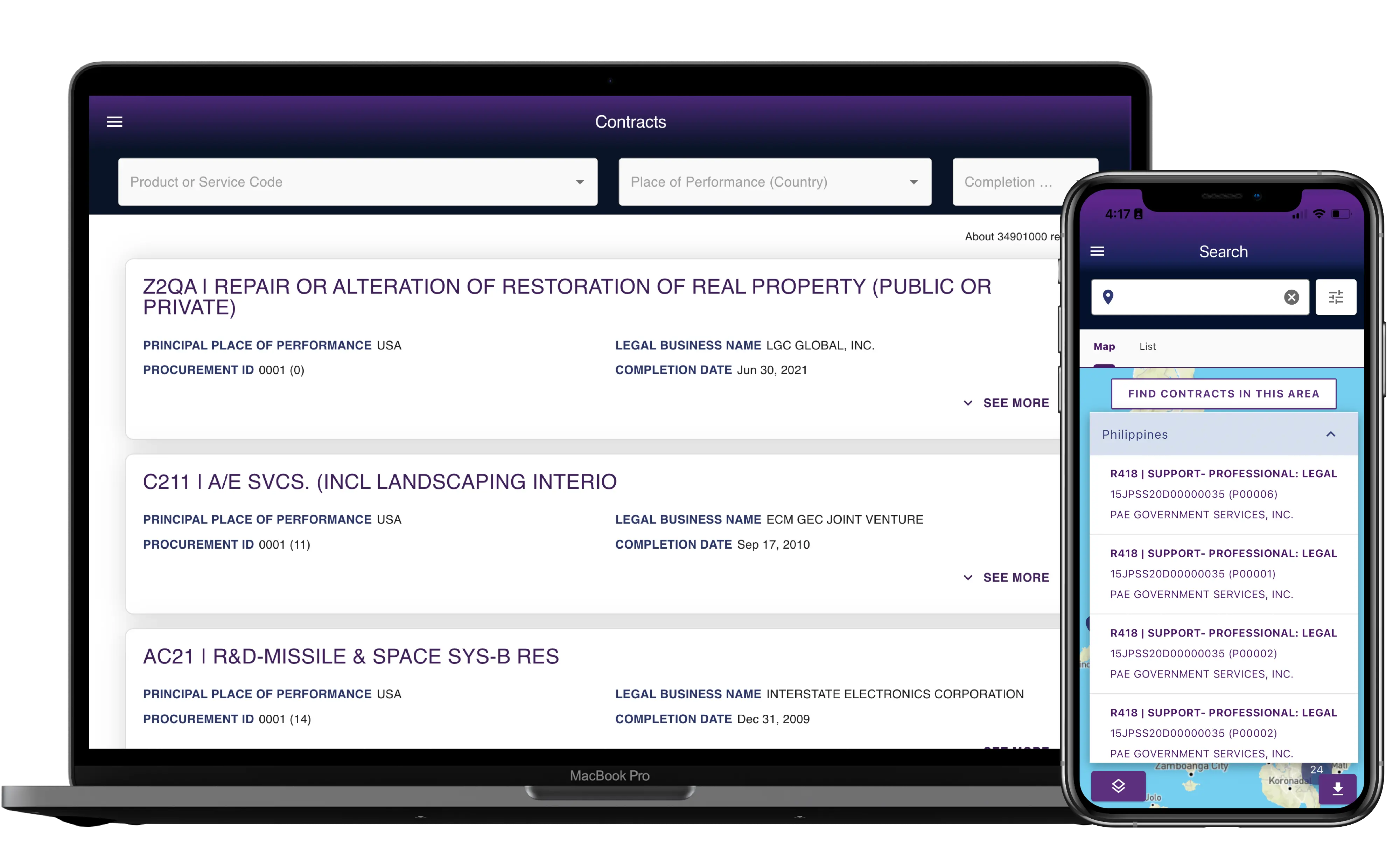 Contract Visualization Interface